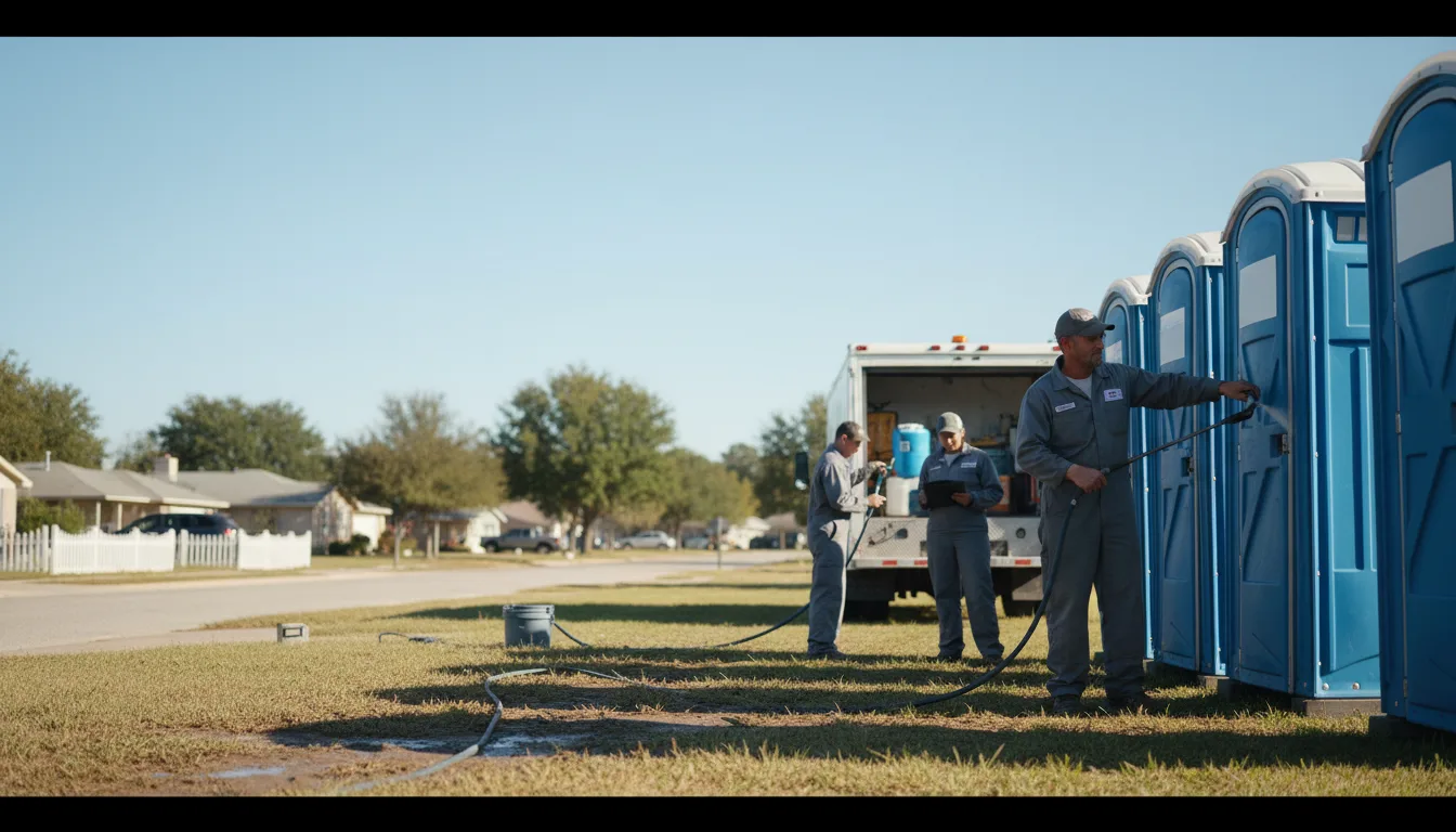 Long-Term Portable Toilet Rental in Wilson, OK near me